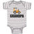 Baby Clothes Grandpa's Vehicle Tractor with Wheel Baby Bodysuits Cotton