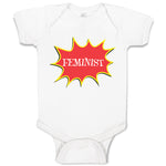 Baby Clothes Feminist Feminism Feminist Baby Bodysuits Boy & Girl Cotton