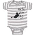 Baby Clothes My Big Sister Is A Cat Lover Kitty A Baby Bodysuits Cotton
