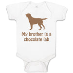 My Brother Is A Chocolate Lab Dog Lover Pet