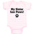 Baby Clothes My Sister Has Paws Dog Lover Pet Baby Bodysuits Boy & Girl Cotton