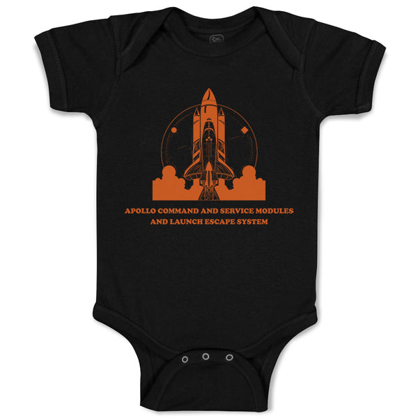 Baby Clothes Apollo Command Rocket Space Baby Bodysuits Boy & Girl Cotton