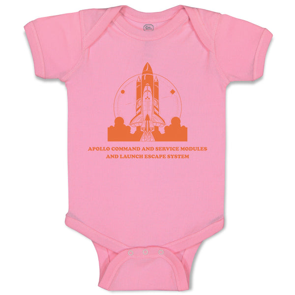 Baby Clothes Apollo Command Rocket Space Baby Bodysuits Boy & Girl Cotton