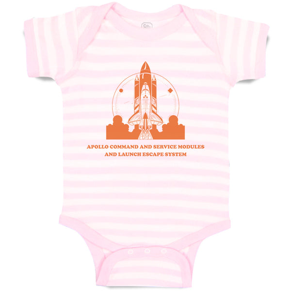 Baby Clothes Apollo Command Rocket Space Baby Bodysuits Boy & Girl Cotton