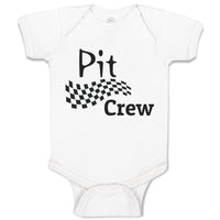 Baby Clothes Pit Crew Car Auto Transportation Baby Bodysuits Boy & Girl Cotton