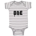 Baby Clothes 1 Numberic Name in Silhouette Baby Bodysuits Boy & Girl Cotton