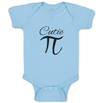 Baby Clothes Cutie Pi, Mathematical Symbol Baby Bodysuits Boy & Girl Cotton