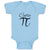 Baby Clothes Cutie Pi, Mathematical Symbol Baby Bodysuits Boy & Girl Cotton