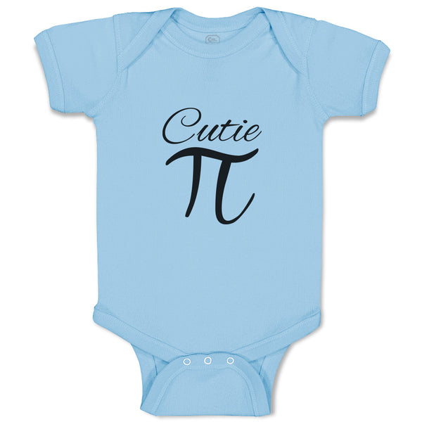 Baby Clothes Cutie Pi, Mathematical Symbol Baby Bodysuits Boy & Girl Cotton