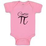 Baby Clothes Cutie Pi, Mathematical Symbol Baby Bodysuits Boy & Girl Cotton