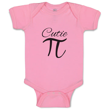 Baby Clothes Cutie Pi, Mathematical Symbol Baby Bodysuits Boy & Girl Cotton