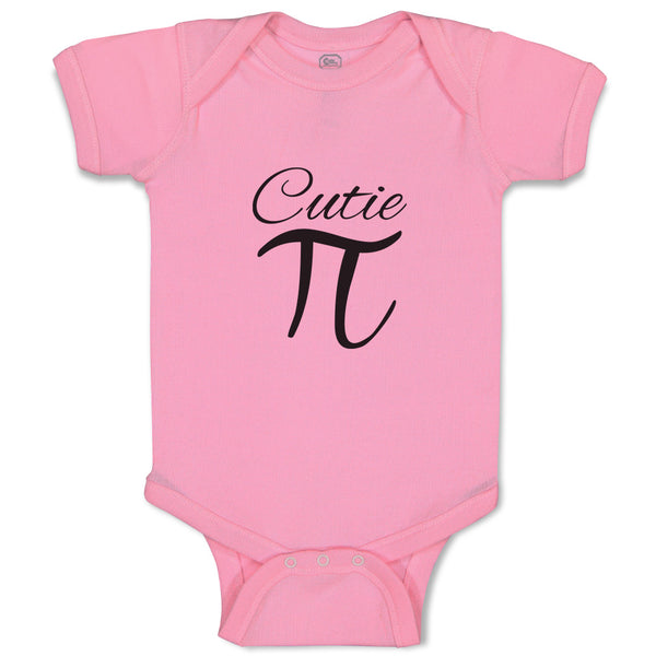 Baby Clothes Cutie Pi, Mathematical Symbol Baby Bodysuits Boy & Girl Cotton