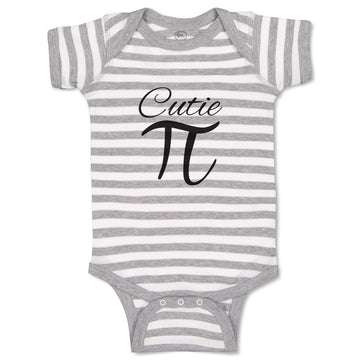 Baby Clothes Cutie Pi, Mathematical Symbol Baby Bodysuits Boy & Girl Cotton