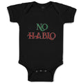 Baby Clothes No Hablo An Foreign Language Baby Bodysuits Boy & Girl Cotton