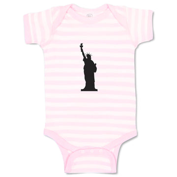 Baby Clothes Liberty Statue New York Usa Baby Bodysuits Boy & Girl Cotton