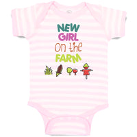 Baby Clothes New Girl on The Farm Western Baby Bodysuits Boy & Girl Cotton