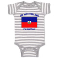 Baby Clothes I'M Not Yelling I Am Haitian Haiti Countries Baby Bodysuits Cotton