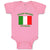 Baby Clothes I'M Not Yelling I Am Italian Italy Countries Baby Bodysuits Cotton