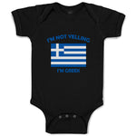 Baby Clothes I'M Not Yelling I Am Greek Greece Countries Baby Bodysuits Cotton
