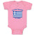 Baby Clothes I'M Not Yelling I Am Greek Greece Countries Baby Bodysuits Cotton