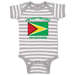 Baby Clothes I'M Not Yelling I Am Guyanese Guyana Countries Baby Bodysuits