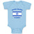 Baby Clothes I'M Not Yelling I Am Israeli Israel Countries Baby Bodysuits Cotton