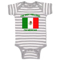 Baby Clothes I'M Not Yelling I Am Mexican Mexico Countries Baby Bodysuits Cotton