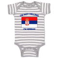 Baby Clothes I'M Not Yelling I Am Serbian Serbia Countries Baby Bodysuits Cotton