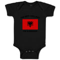 Baby Clothes I'M Not Yelling I Am Albanian Albania Countries Baby Bodysuits