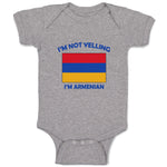 Baby Clothes I'M Not Yelling I Am Armenian Armenia Countries Baby Bodysuits