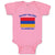 Baby Clothes I'M Not Yelling I Am Armenian Armenia Countries Baby Bodysuits