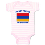 Baby Clothes I'M Not Yelling I Am Armenian Armenia Countries Baby Bodysuits