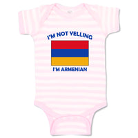 Baby Clothes I'M Not Yelling I Am Armenian Armenia Countries Baby Bodysuits