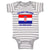 Baby Clothes I'M Not Yelling I Am Croatian Croatia Countries Baby Bodysuits