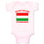 Baby Clothes I'M Not Yelling I Am Hungarian Hungary Countries Baby Bodysuits