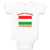 Baby Clothes I'M Not Yelling I Am Hungarian Hungary Countries Baby Bodysuits