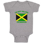 Baby Clothes I'M Not Yelling I Am Jamaican Jamaica Countries Baby Bodysuits