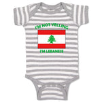 Baby Clothes I'M Not Yelling I Am Lebanese Lebanon Countries Baby Bodysuits