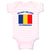 Baby Clothes I'M Not Yelling I Am Romanian Romania Countries Baby Bodysuits