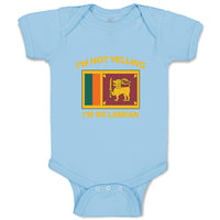 Baby Clothes I'M Not Yelling I Am Sri Lankan Countries Baby Bodysuits Cotton
