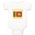 Baby Clothes I'M Not Yelling I Am Sri Lankan Countries Baby Bodysuits Cotton