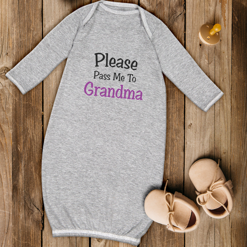 Newborn Onesie Cute Grandma Onesies Please Pass Me To