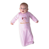 Baby Sleeper Gowns I Love My Big Brother Funny Baby Nightgowns Cotton - Cute Rascals