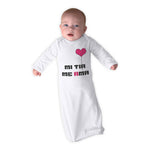 Baby Sleeper Gowns Spanish Mi Tia Me Ama Aunt Loves Me Baby Nightgowns Cotton - Cute Rascals