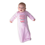 Baby Sleeper Gowns Love You Forever Living Baby You'Ll Be Valentines Love Cotton - Cute Rascals