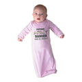 Baby Sleeper Gowns Future Army Ranger like My Daddy Military Baby Nightgowns