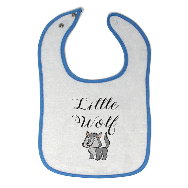 Cloth Bibs for Babies Little Wolf Funny Humor Baby Accessories Cotton - Cute Rascals