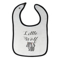 Cloth Bibs for Babies Little Wolf Funny Humor Baby Accessories Cotton