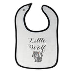 Cloth Bibs for Babies Little Wolf Funny Humor Baby Accessories Cotton - Cute Rascals