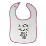 Cloth Bibs for Babies Little Wolf Funny Humor Baby Accessories Cotton - Cute Rascals